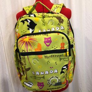 Handmade Canada Backpack with Brown Lining